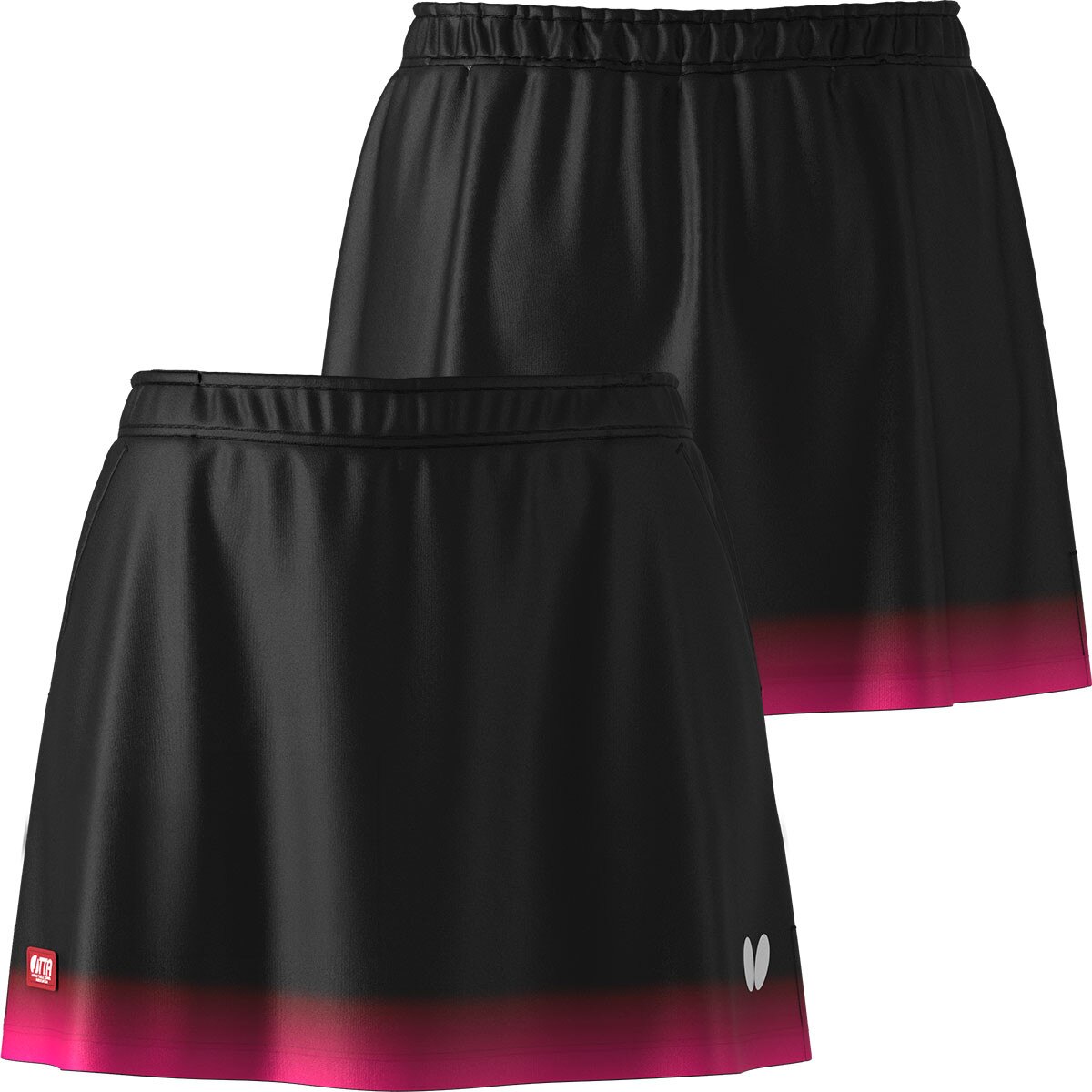 Butterfly Rinoa Skirt - Rose - Front/Back